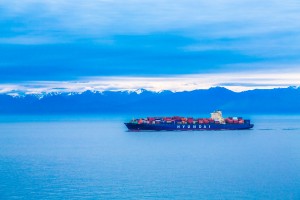 Hyundai Freighter on Blue